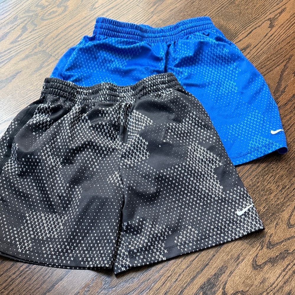 Nike Boys' Athletic Shorts - Royal Blue & Black